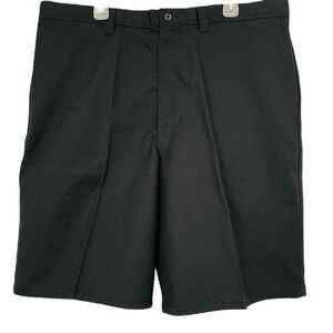 Dickies Shorts Men Size 42 X 11 Black Occupational Workwear LR303BK Flat Front